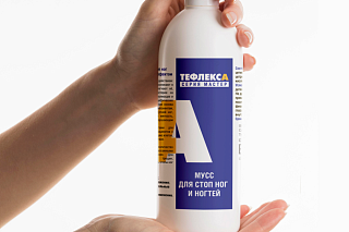 Увлажняющий мусс для ног с антисептическим эффектом "ТефлексА-Мастер"